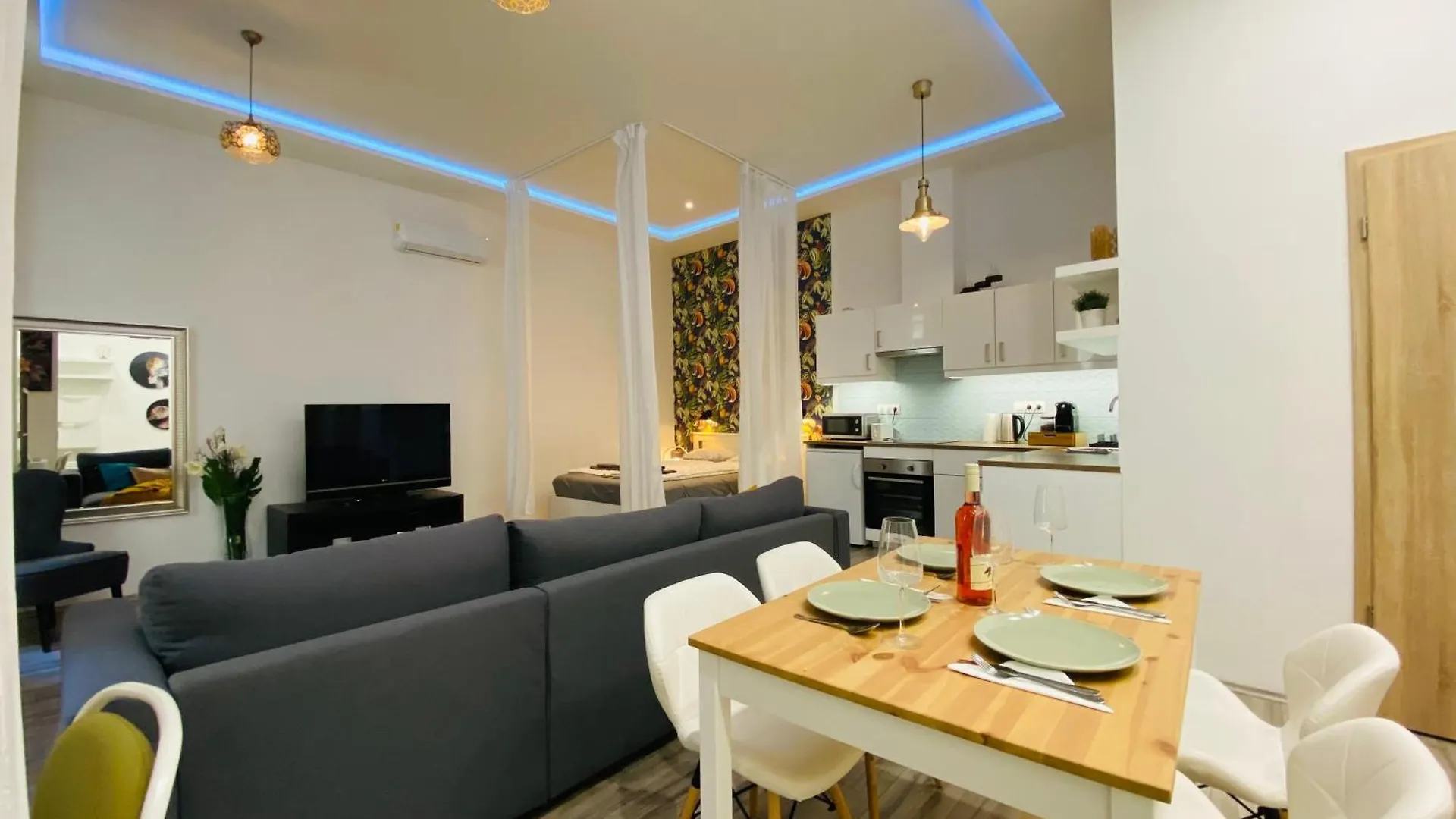 Apartment Chic Luxury Studio In Central Budapest - Tropical