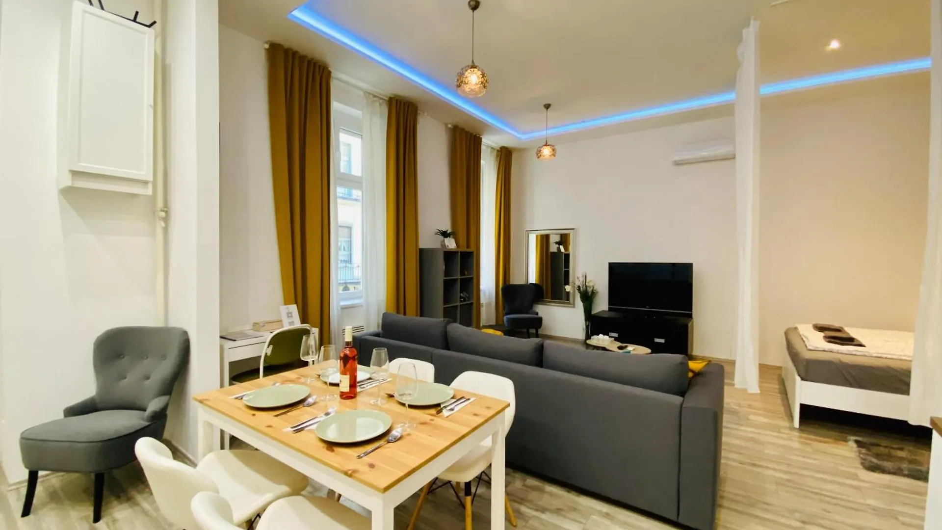 Apartmán Chic Luxury Studio In Central Budapest - Tropical